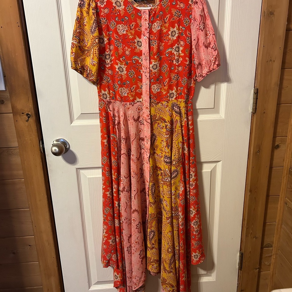 Zara Woman Multicolor Floral Dress